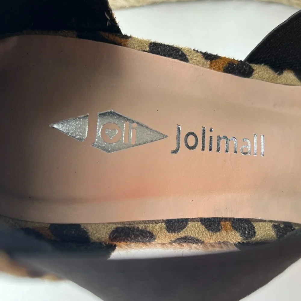 Jolimall Size 7 Leopard Sandals‎ NWOT